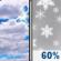 Today: Mostly Cloudy then Light Snow Likely