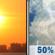 Monday: Partly Sunny then Chance Showers And Thunderstorms