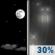 Monday Night: Mostly Clear then Chance Light Rain
