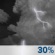 Tuesday Night: A chance of showers and thunderstorms. Mostly cloudy, with a low around 61. Northwest wind 3 to 9 mph, with gusts as high as 16 mph. Chance of precipitation is 30%. Tuesday Night: Chance Showers And Thunderstorms
