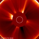 Latest LASCO C2 image of the Sun