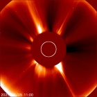 Latest LASCO C2 image of the Sun
