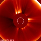 Latest LASCO C2 image of the Sun