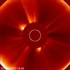 Latest LASCO C2 image of the Sun