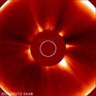 Latest LASCO C2 image of the Sun