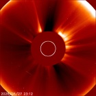 Latest LASCO C2 image of the Sun