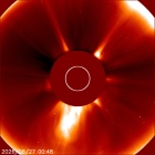 Latest LASCO C2 image of the Sun