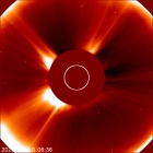 Latest LASCO C2 image of the Sun
