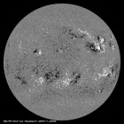 Latest SDO/HMI Magnetogram image of the Sun