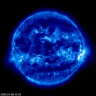 Click for time-lapse image of the sun