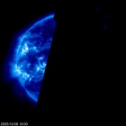 Click for time-lapse image of the sun